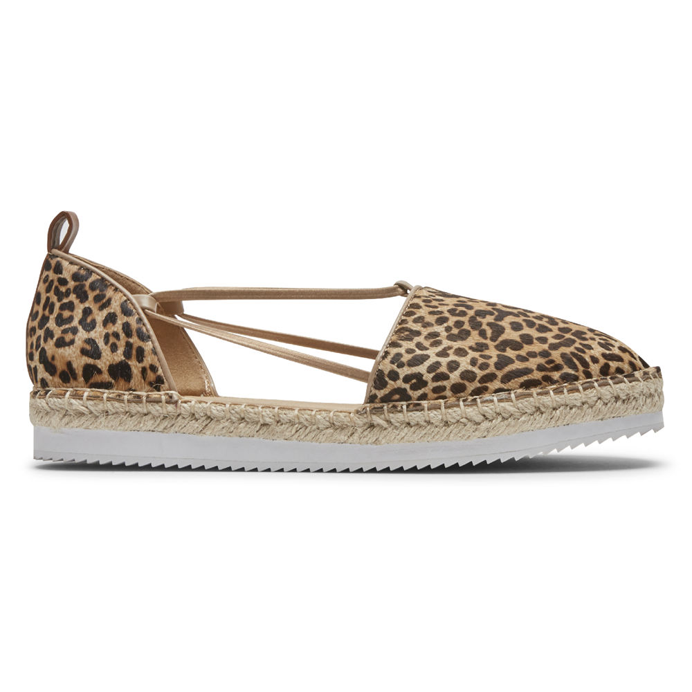 Slip-Ons Rockport Mujer Mexico - Seaview Bungee Leopardo - LJBYP0561